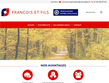 Tablet Screenshot of francoisespacesverts.com